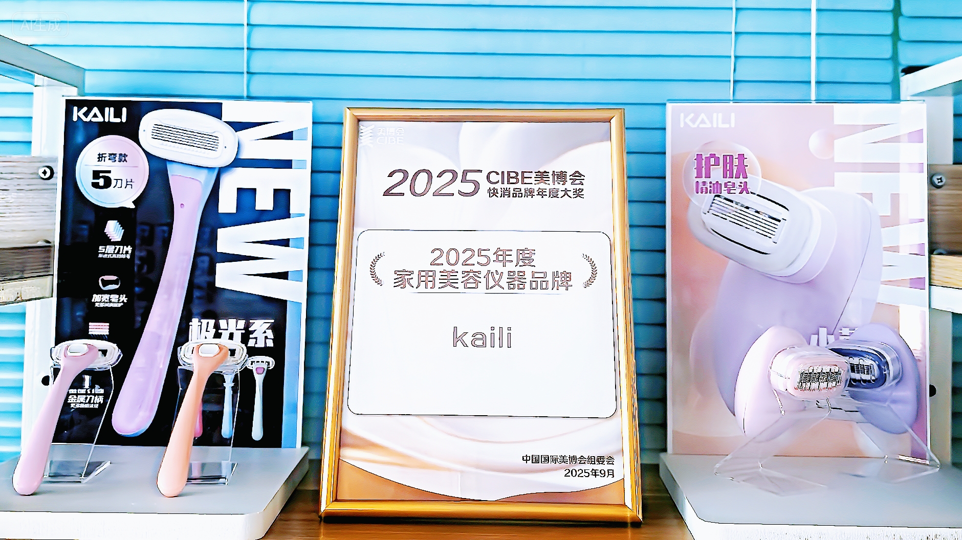 KAILI榮獲“2025 CIBE年度美容儀器品牌”，以自主研發(fā)與定制化能力賦能全球品牌